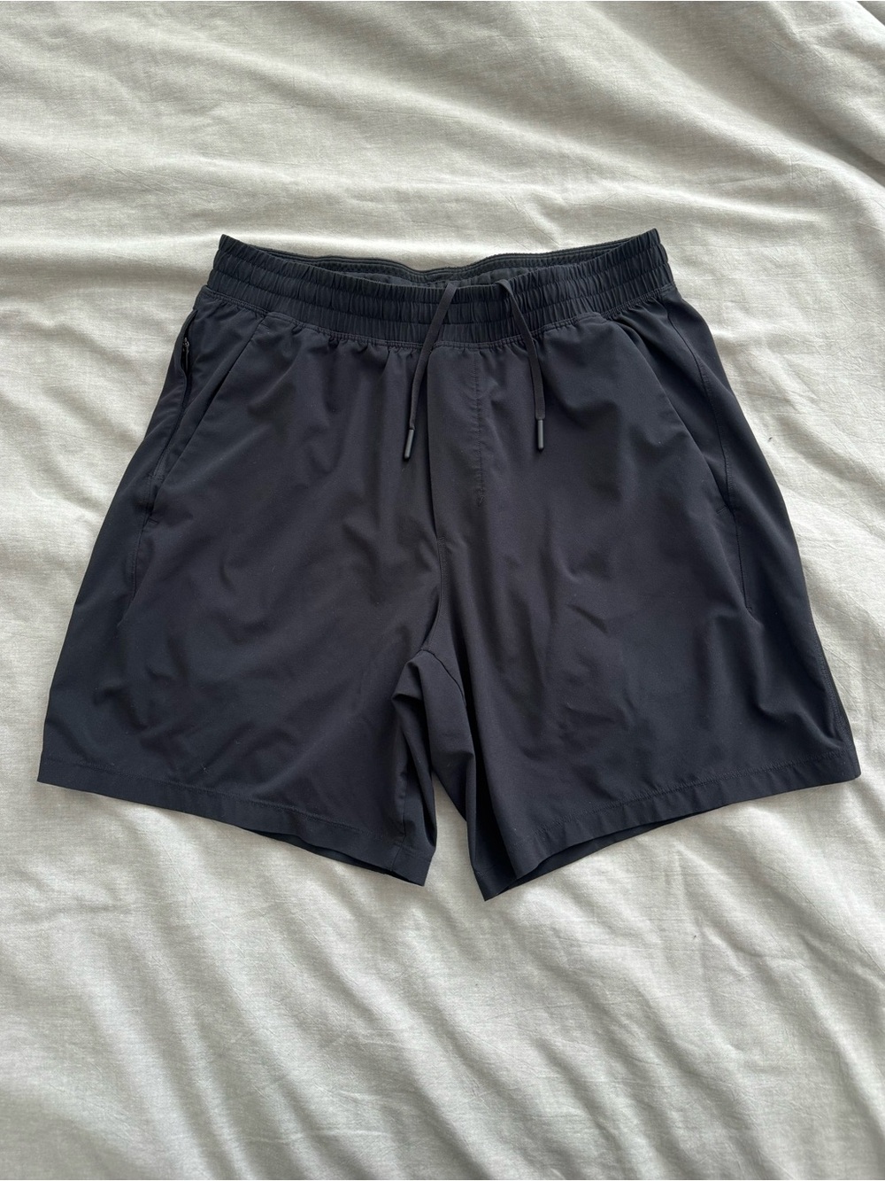 lululemon athletica Pace Breaker Men’s Linerless Athletic Short in Black 7”